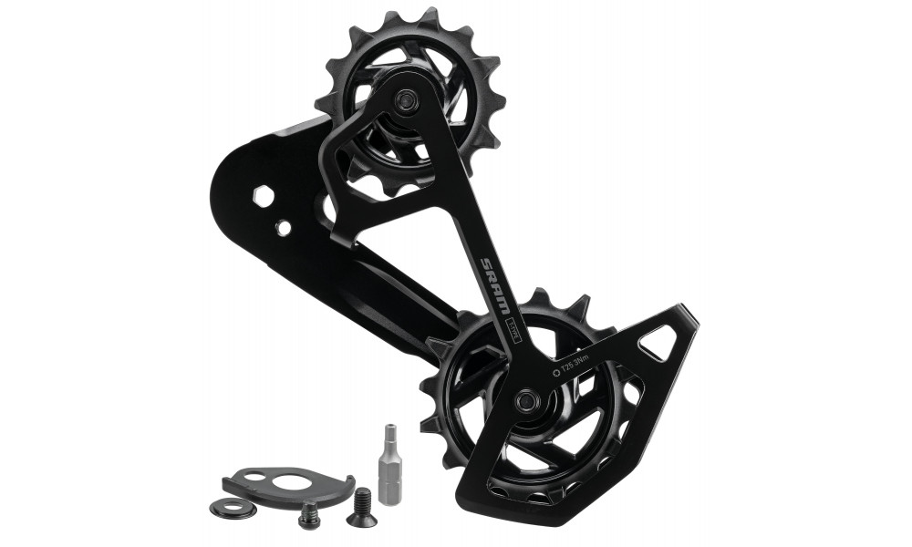 Tension and guide pulley set SRAM Eagle AXS T-Type alu full cage - 1