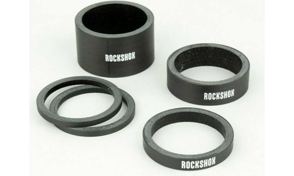 Комплект проставочных колец Rockshox UD carbon (5 шт.) 