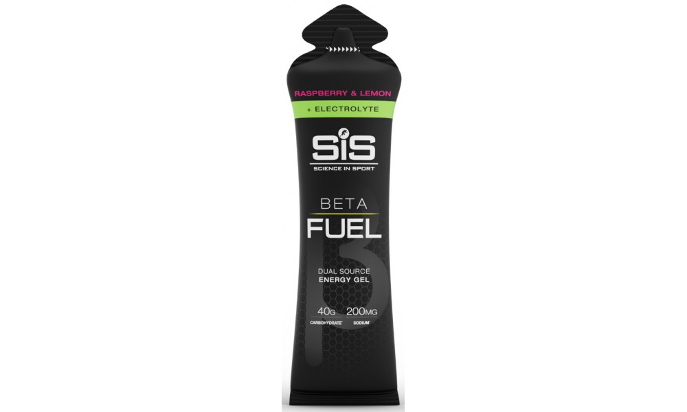 Энергетический гель SiS Beta Fuel + Electrolyte Raspberry & Lemon 60ml 