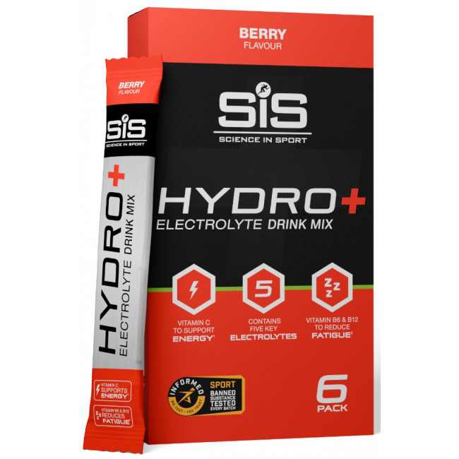Энергетический порошок для питья SiS GO Hydro+ Berry 6x4.5g
