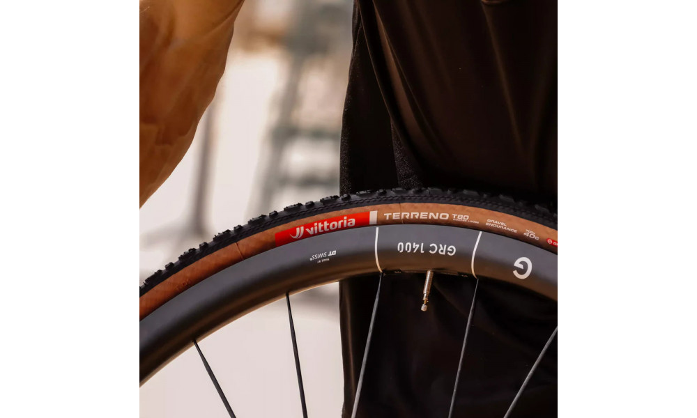 ???? 28" Vittoria Terreno T80 Coarse loose G2.0 TLR Fold 700x45c / 45-622 Gravel Endurance brown-black - 4
