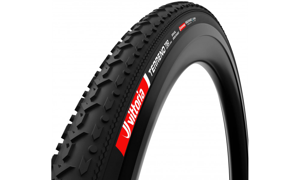Tire 28" Vittoria Terreno T80 Coarse loose G2.0 TLR Fold 700x45c / 45-622 Gravel Endurance black - 1