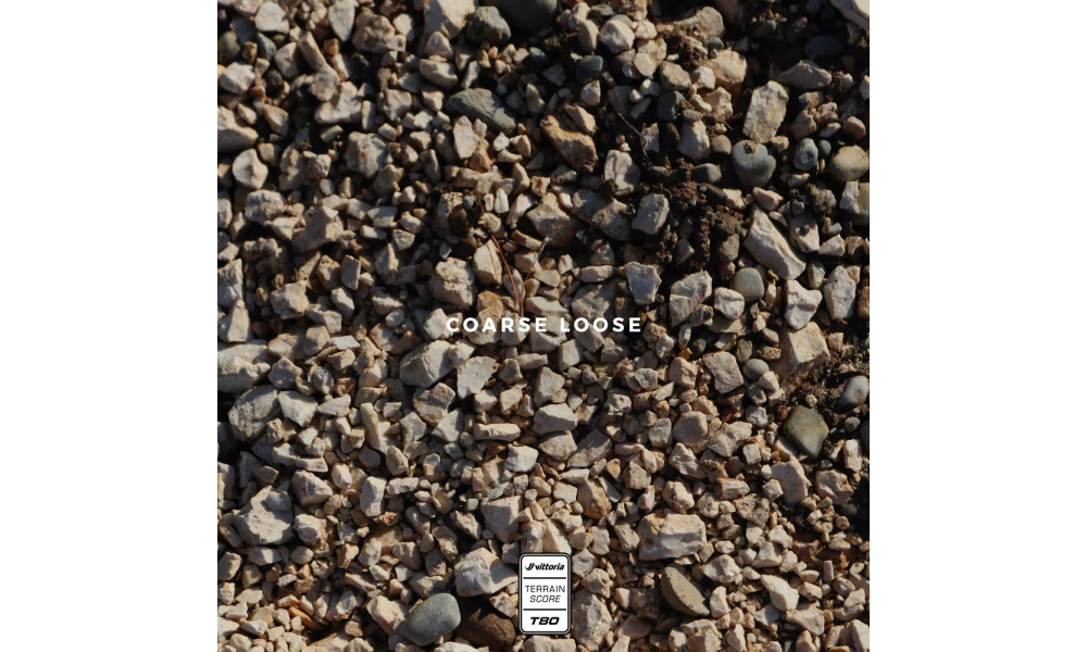 Tire 28" Vittoria Terreno T80 Coarse loose G2.0 TLR Fold 700x45c / 45-622 Gravel Endurance black - 4