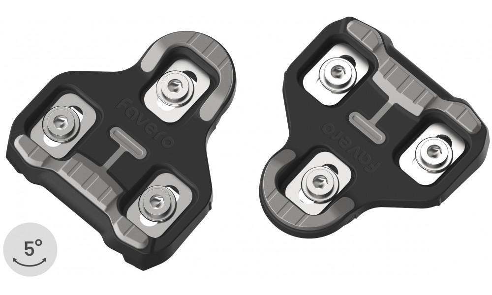 Cleats Favero Assioma PRO RL / Look-Keo 5° grey 