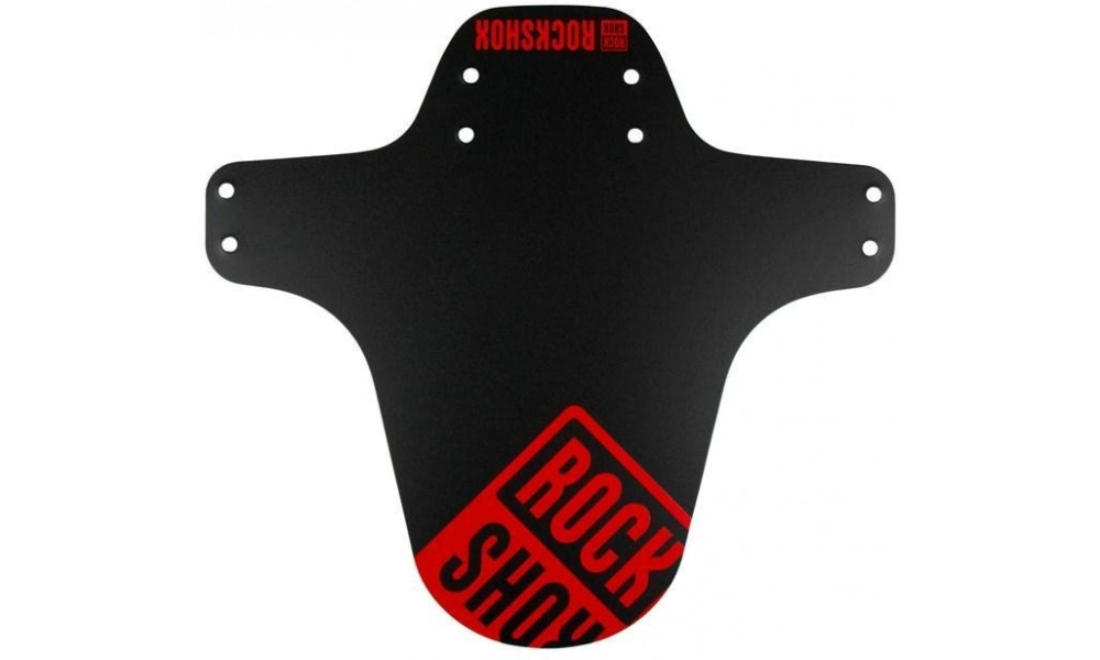 Mudguard front Rockshox MTB black with BoXXer oxy red print 