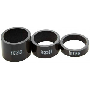 Headset spacer set Rockshox UD Carbon 5/10/15mm black