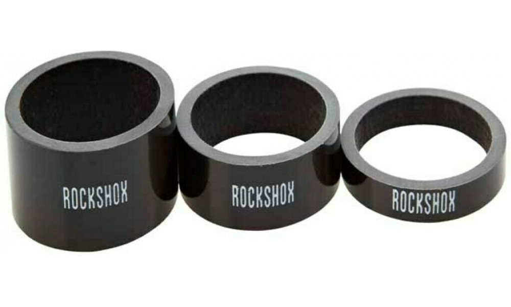 Комплект проставочных колец Rockshox UD Carbon 5/10/15mm black 