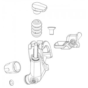 Fork service kit Rockshox XLoc Full Sprint Lever