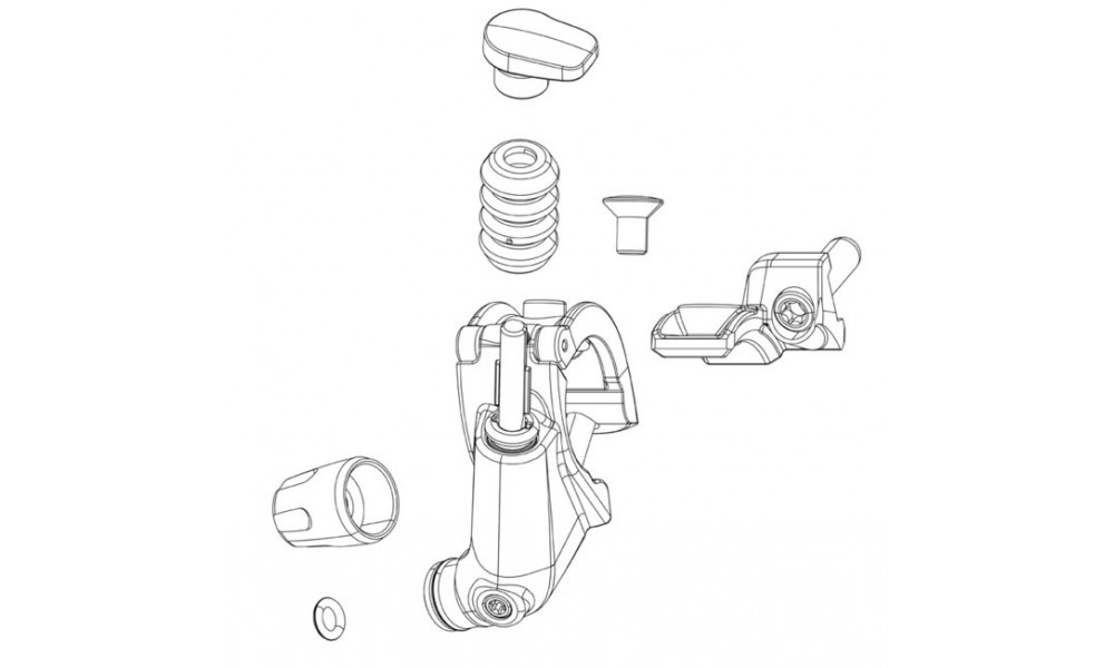 ????????? ???????? ????????????? ????? Rockshox button Remote Reverb left 