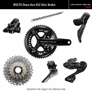 Groupset Shimano DURA-ACE Di2 R9270 Disc brakes 172.5mm 52x36T