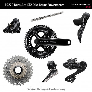 Groupset Shimano DURA-ACE Di2 R9270P Disc brakes 175mm 50x34T