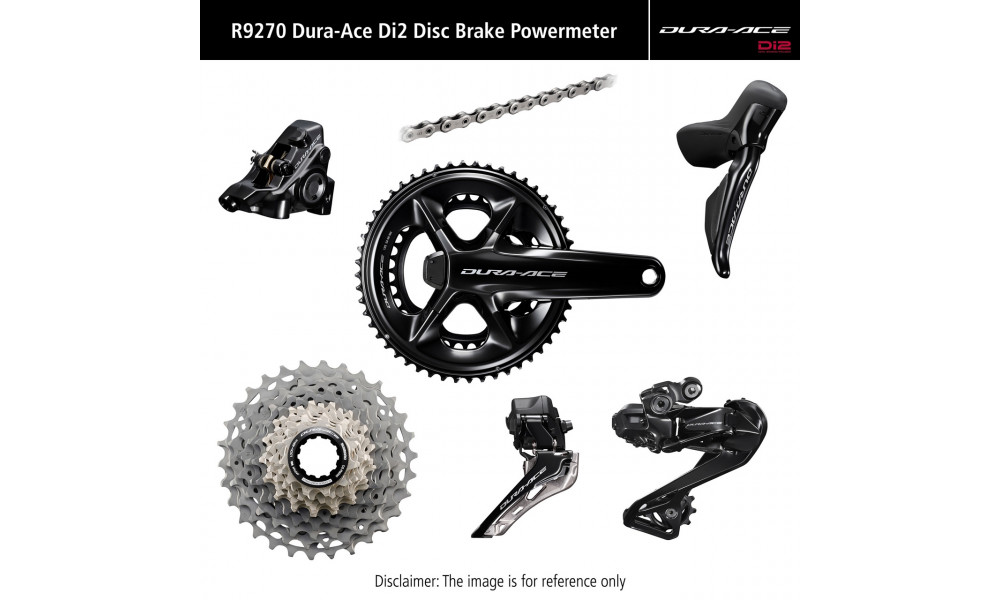 Groupset Shimano DURA-ACE Di2 R9270P Disc brakes 175mm 54x40T 