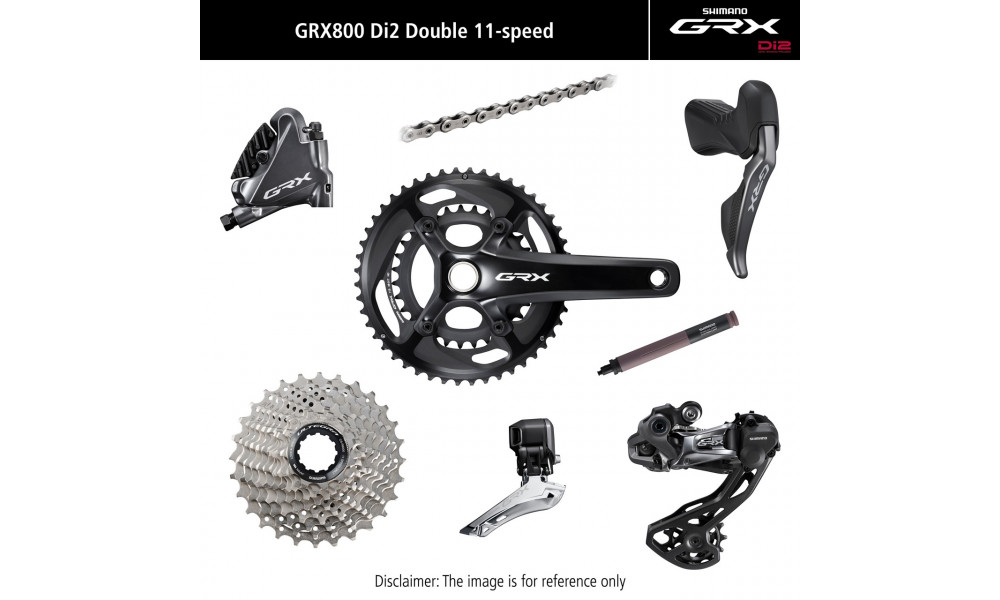 Комплект деталей групповой трансмиссии Shimano GRX Di2 810 11-speed 172.5mm 48x31T 