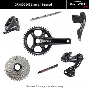 Groupset Shimano GRX Di2 810 11-speed 172.5mm 40T