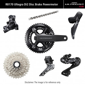 Groupset Shimano ULTEGRA Di2 R8170P Disc brakes 172.5mm 50x34T
