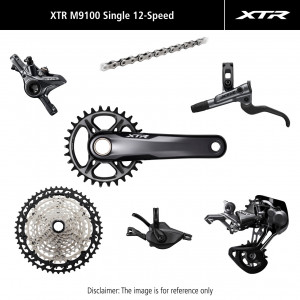 Groupset Shimano XTR M9120 I-Spec EV 2-Piston 175mm 32T