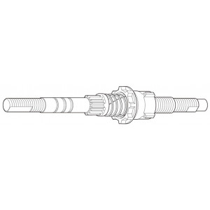 Ось задней втулки Shimano Nexus SG-3C40 175mm