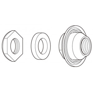 Lock nut unit Shimano FH-M529 left hand