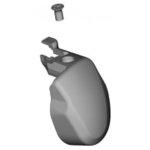 Name plate Shimano 105 ST-R7000 left with fixing screw black