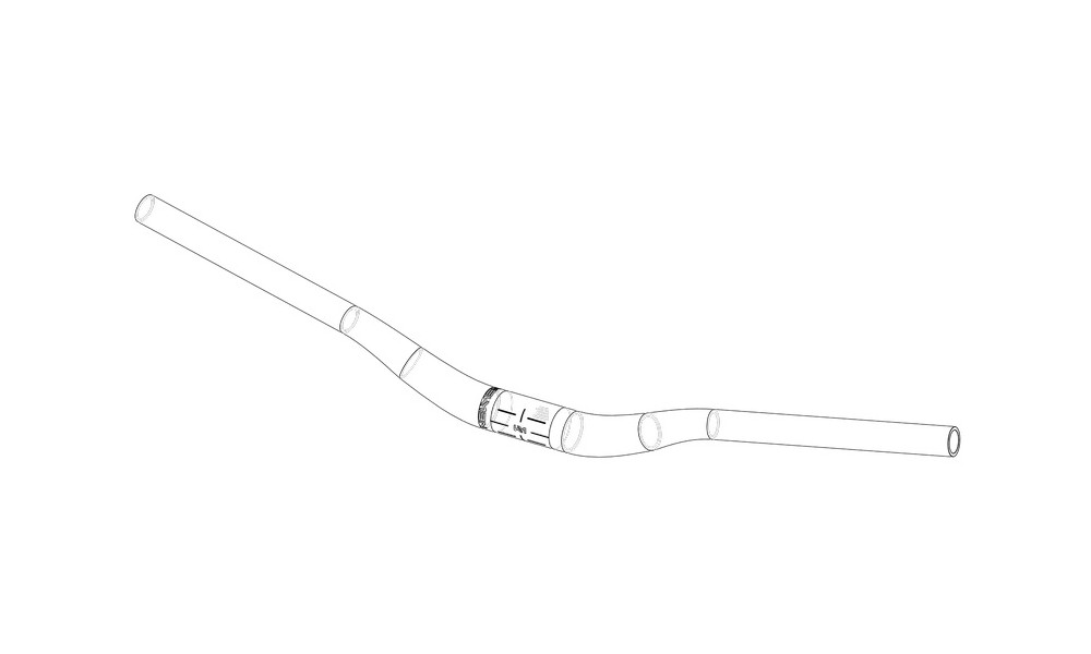 Handlebar NEWMEN Beskar Alu 350.40 800mm 