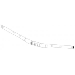 Handlebar NEWMEN Beskar Alu 350.25 760-810mm VGS