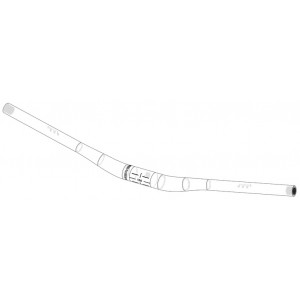 Handlebar NEWMEN Performance Carbon 350.25 710-760mm VGS