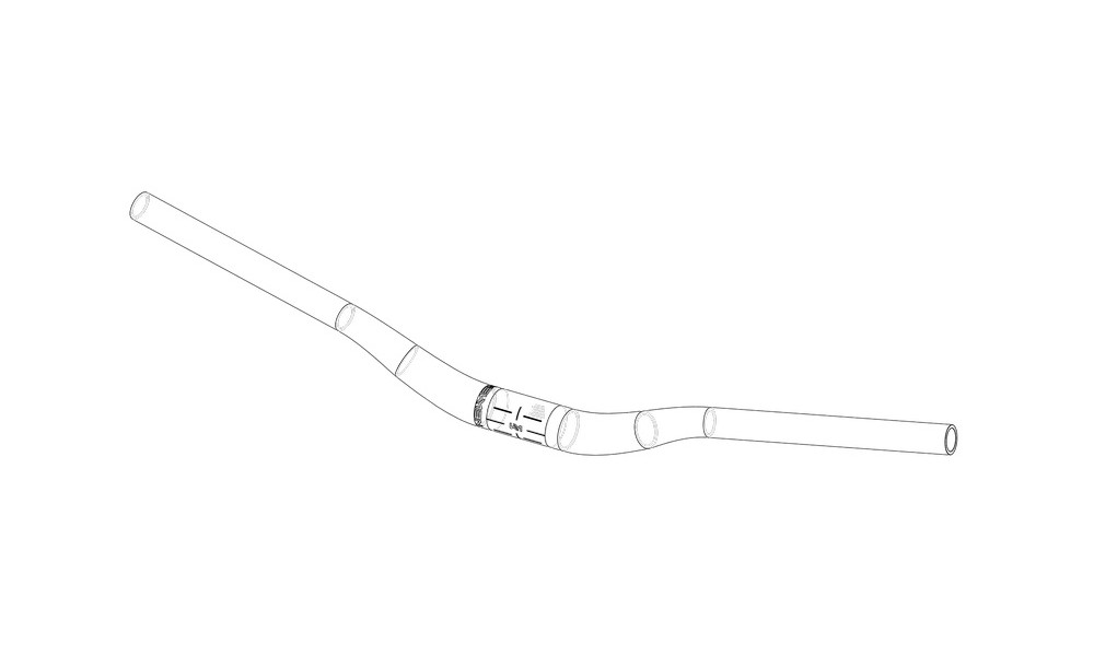 Handlebar NEWMEN Phase Carbon 318.40 800mm 