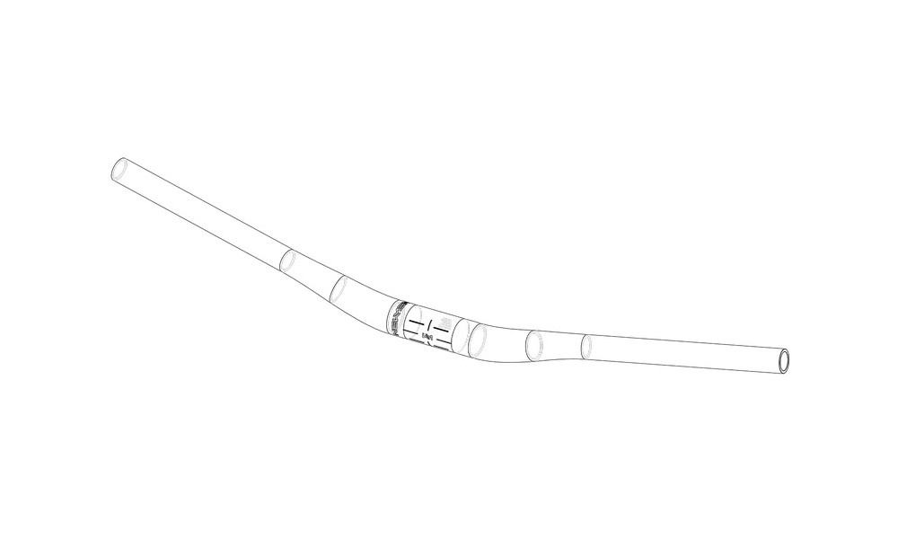 Руль NEWMEN Phase Carbon 350.25 800mm 
