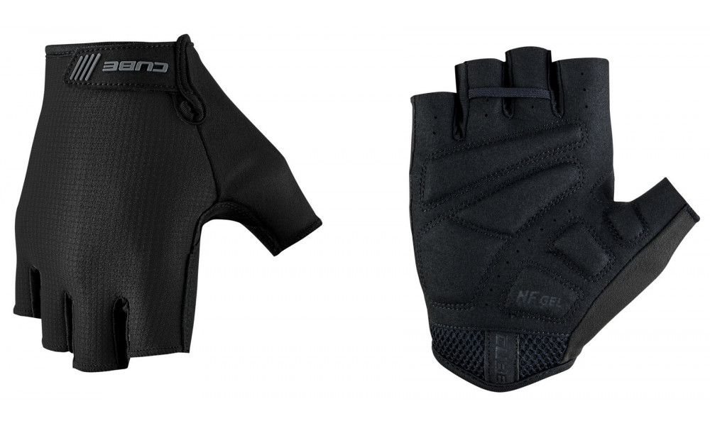 Перчатки Cube NF Ergonomics Gel Short black 