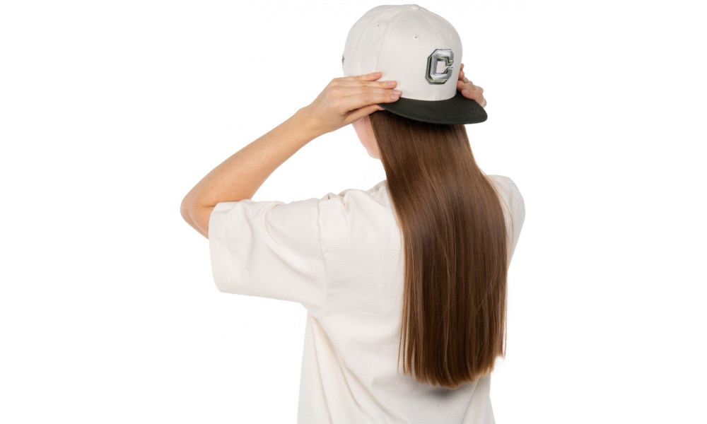 Шапка Cube The Embossed C beige'n'olive - 5