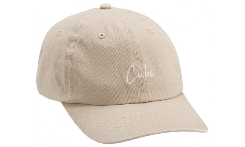Шапка Cube 6 Panel Washed beige - 1