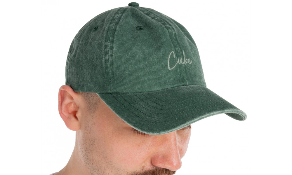 Шапка Cube 6 Panel Washed green - 3