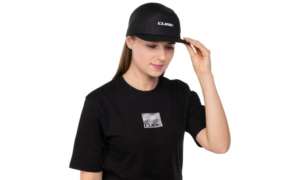 Шапка Cube 5 Panel black - 4