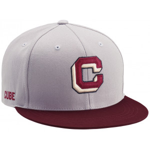 Cap Cube The Embossed grey'n'bordeaux