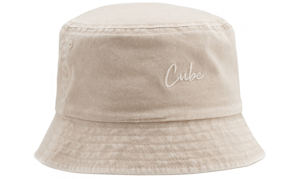Шляпа Cube Bucket washed beige - 1
