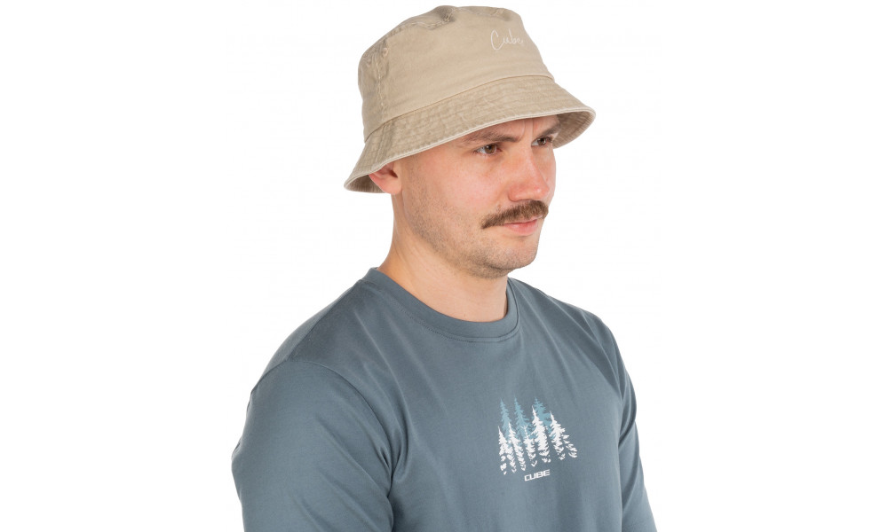 Hat Cube Bucket washed beige - 2