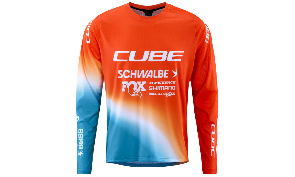 Веломайка Cube MTB X Factory Racing L/S black'n'white - 1