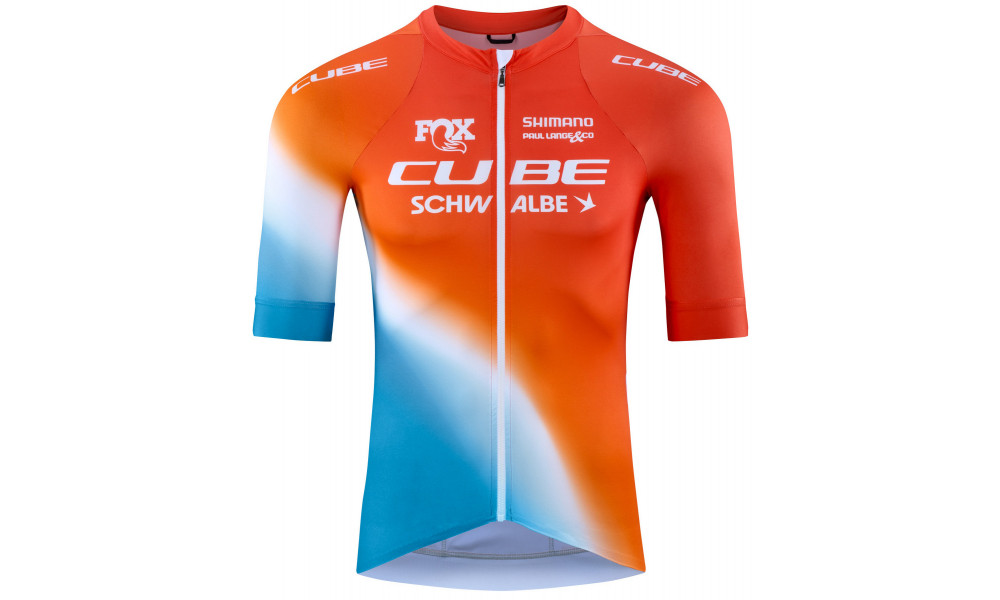Веломайка Cube Road/XC X Factory Racing S/S blue'n'orange - 1