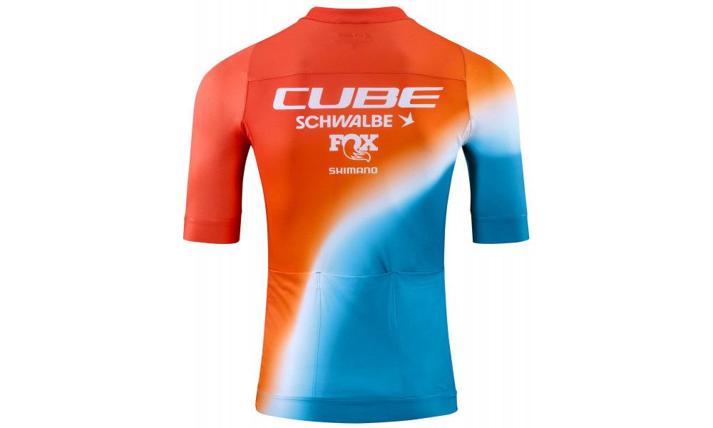 Веломайка Cube Road/XC X Factory Racing S/S blue'n'orange - 2