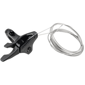 Fork remote lockout kit Rock Shox OneLoc SID/Reba/Revelation (2013-2017) right above, left below