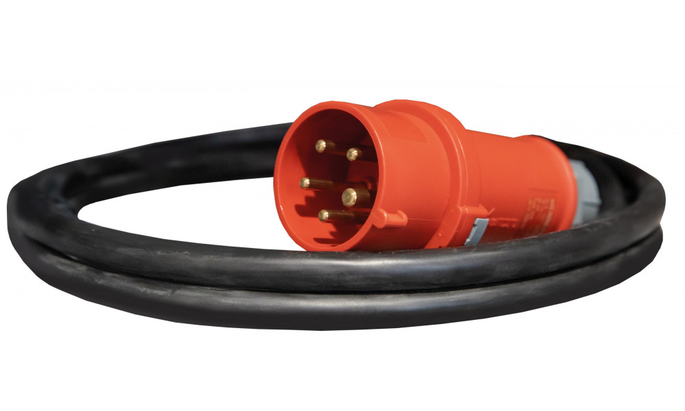 Часть для ящика хранения Cyclus Tools by Asecos Power Cable 400V for battery charge cabinets K9/K3 (290199) 