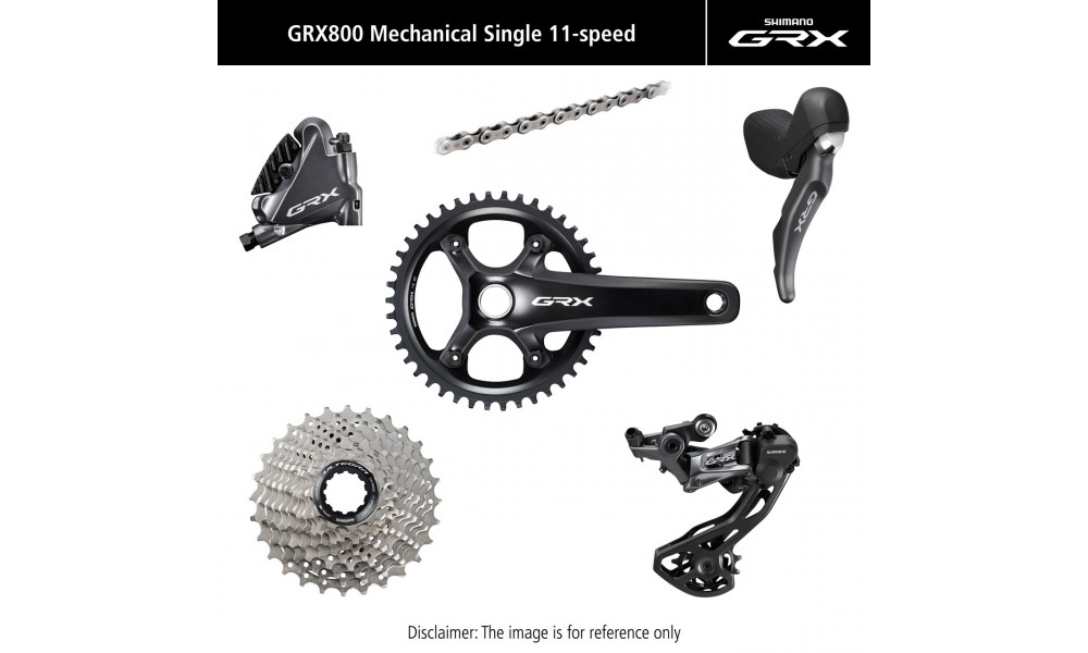 Groupset Shimano GRX 810 11-speed 172.5mm 40T 