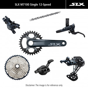 Groupset Shimano SLX M7100 2-Piston 175mm 32T I-Spec EV