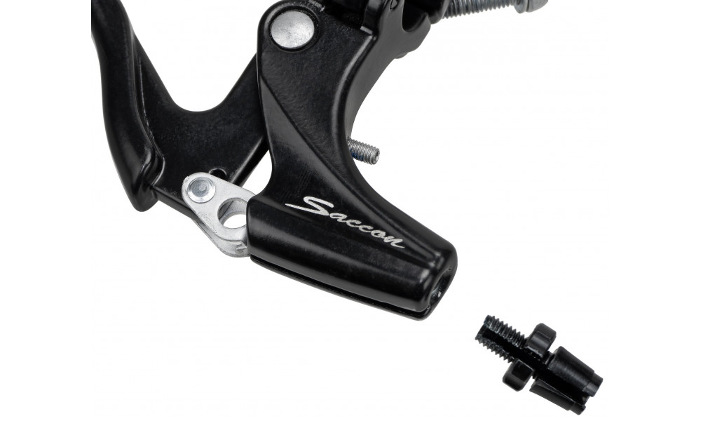 Brake levers Saccon Italy 3-finger Alu black - 5