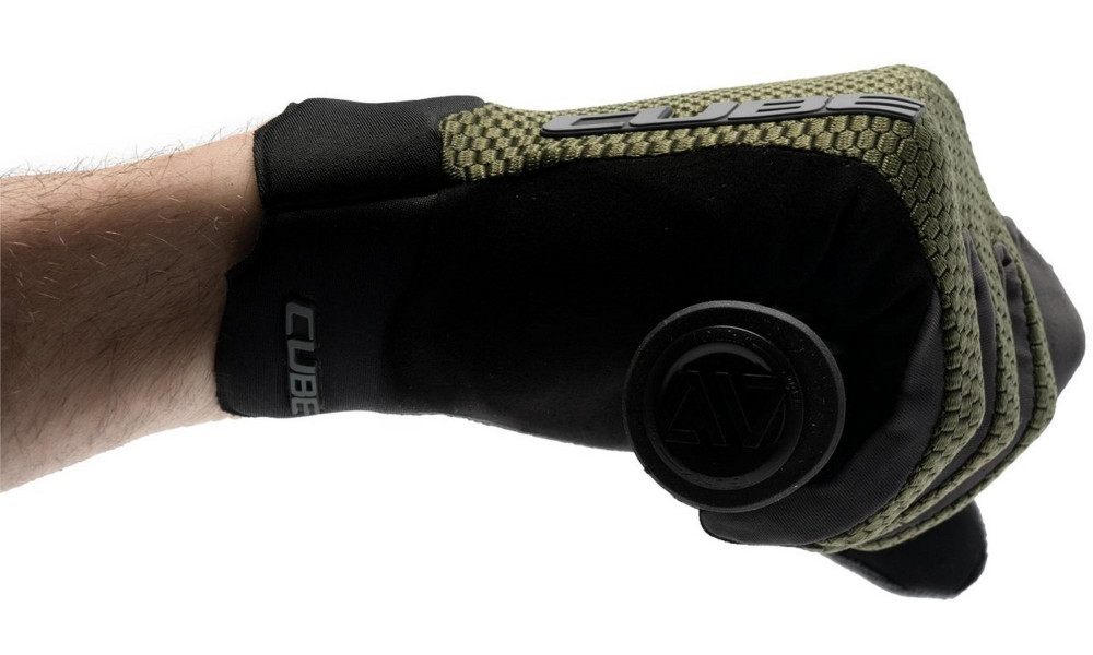 Gloves Cube Gravity Long TM green'n'grey - 5
