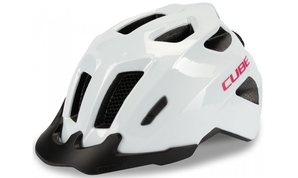 Helmet Cube FINK flashwhite'n'pink - 1