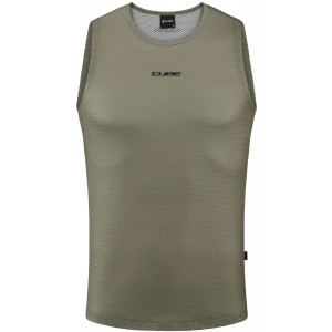Нижняя рубашка Cube Mesh Sleeveless olive