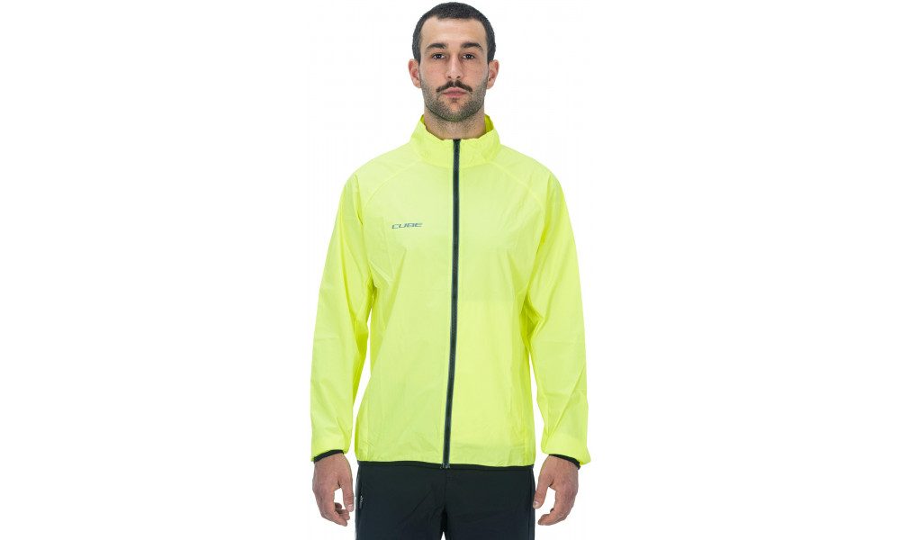 Jacket Cube Wind CMPT MTB neon yellow - 4