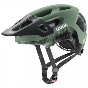 Helmet Uvex react MIPS moss green-black matt