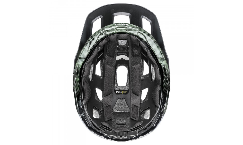 Шлем Uvex react MIPS moss green-black matt - 7